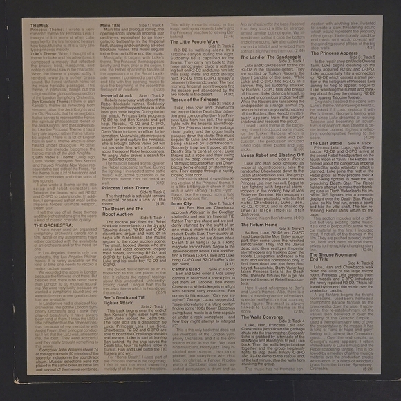 Star Wars Original Soundtrack 1977 Vinyl 12'' 2-discs - Picture 12 of 12